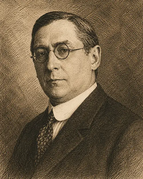Klebelsberg Kuno gróf portréja, magyar kultuszminiszter (1875–1932)